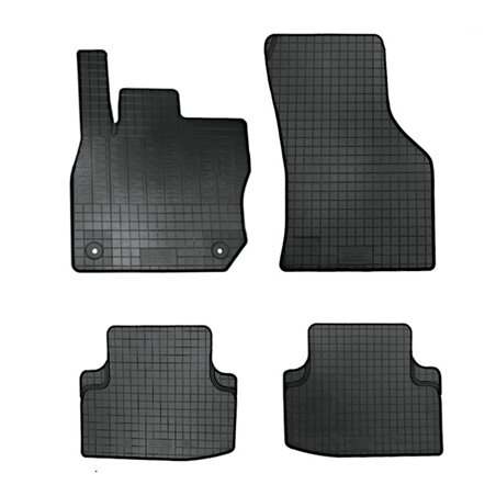 Set tapis de caoutchouc sur mesure pour Seat Leon IV HB 5-portes 2020- (4-pièces + points de fixage) Set tapis de caoutchouc sur mesure pour Seat Leon IV HB 5-portes 2020- (4-pièces + points de fixage)