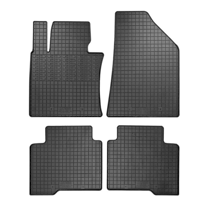 Set tapis de caoutchouc sur mesure pour SsangYong Korando (C300) 2019- (4-pièces + points de fixage)