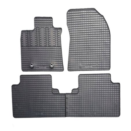 Set tapis de caoutchouc sur mesure pour Toyota Avensis Sedan/Kombi 2009-2015 (4-pièces + points de fixage) Set tapis de caoutchouc sur mesure pour Toyota Avensis Sedan/Kombi 2009-2015 (4-pièces + points de fixage)