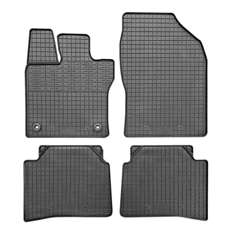 Set tapis de caoutchouc sur mesure pour Toyota Prius V 2023- (4-pièces + points de fixage)