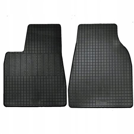 Set tapis de caoutchouc sur mesure pour Tesla Model X 2016- (2-pièces + points de fixage) Set tapis de caoutchouc sur mesure pour Tesla Model X 2016- (2-pièces + points de fixage)