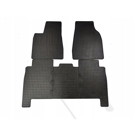 Set tapis de caoutchouc sur mesure pour Tesla Model X 2016- (5-pièces + points de fixage) Set tapis de caoutchouc sur mesure pour Tesla Model X 2016- (5-pièces + points de fixage)