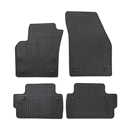 Set tapis de caoutchouc sur mesure pour Volvo C30 2006-2013 (4-pièces + points de fixage) Set tapis de caoutchouc sur mesure pour Volvo C30 2006-2013 (4-pièces + points de fixage)