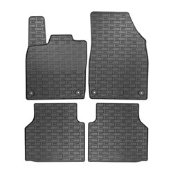 Set tapis de caoutchouc sur mesure pour Volkswagen ID.4 / ID.5 2020- & Skoda Enyaq iV 2020- incl. Coupé & Audi Q4 E-Tron (F4B) 2