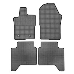 Set tapis de caoutchouc sur mesure pour Volkswagen Amarok 2022- & Ford Ranger II 2022- (4-pièces + points de fixage)