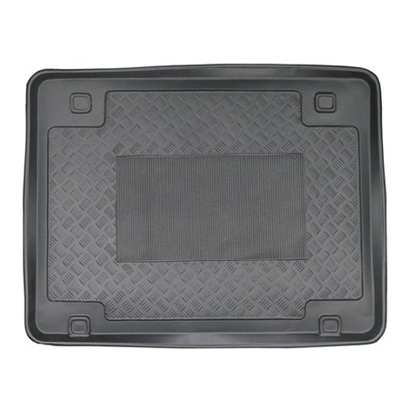 Bac de coffre 'anti-dérapant' sur mesure pour Fiat Doblo Multispace 2010- Bac de coffre 'anti-dérapant' sur mesure pour Fiat Doblo Multispace 2010-