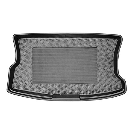 Bac de coffre 'anti-dérapant' sur mesure pour Renault Clio 3/5-portes 2001-2007 Bac de coffre 'anti-dérapant' sur mesure pour Renault Clio 3/5-portes 2001-2007