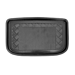 Bac de coffre 'anti-dérapant' sur mesure pour Tesla Model Y 2020- (Sol en bas)