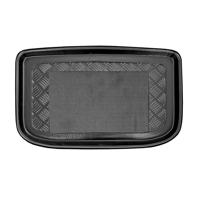 Bac de coffre 'anti-dérapant' sur mesure pour Tesla Model Y 2020- (Sol en bas)