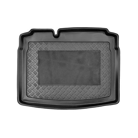 Bac de coffre 'anti-dérapant' sur mesure pour Volkswagen Golf V/VI 3/5-portes 2003- pour modèles avec roue de secours Bac de coffre 'anti-dérapant' sur mesure pour Volkswagen Golf V/VI 3/5-portes 2003- pour modèles avec roue de secours