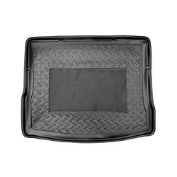 Bac de coffre 'anti-dérapant' sur mesure pour Volkswagen Tiguan 2016- (plancher de chargement élevé)