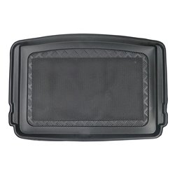 Bac de coffre 'anti-dérapant' sur mesure pour Volkswagen Up! / Skoda Citigo / Seat Mii 2012- (plancher de chargement bas)