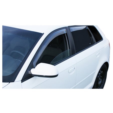 Déflecteurs latéraux Clair sur mesure pour Audi A4 sedan/avant 1995-1997 (cadre de fenêtre noir) Déflecteurs latéraux Clair sur mesure pour Audi A4 sedan/avant 1995-1997 (cadre de fenêtre noir)