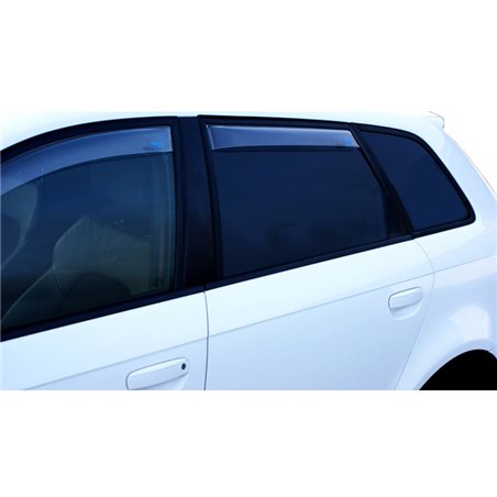 Déflecteurs latéraux Master Clair (arrière) sur mesure pour BMW X3 (G01) 2017- Déflecteurs latéraux Master Clair (arrière) sur mesure pour BMW X3 (G01) 2017-