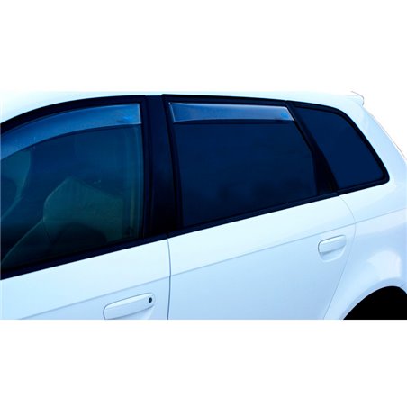 Déflecteurs latéraux Master Clair (arrière) sur mesure pour BMW X2 (F39) 2018- Déflecteurs latéraux Master Clair (arrière) sur mesure pour BMW X2 (F39) 2018-
