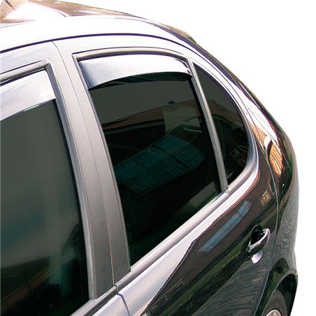 Déflecteurs latéraux Master Noir (arrière) sur mesure pour Alfa Romeo Sportwagon 159 2005-2011 Déflecteurs latéraux Master Noir (arrière) sur mesure pour Alfa Romeo Sportwagon 159 2005-2011
