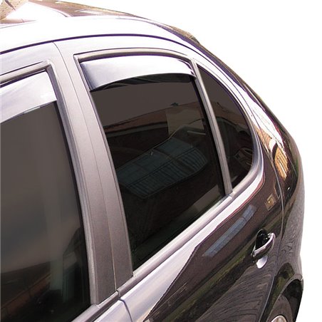 Déflecteurs latéraux Master Noir (arrière) sur mesure pour Fiat Bravo 5 portes 2007-2014 Déflecteurs latéraux Master Noir (arrière) sur mesure pour Fiat Bravo 5 portes 2007-2014