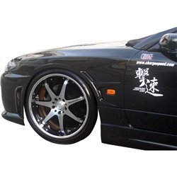Chargespeed Set de garde-boues avant sur mesure pour Nissan S15 240SX + prise d'air (FRP)