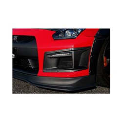 Chargespeed Prises d'air pare-chocs avant avec LED DRL's & Clignoteurs sur mesure pour Nissan GT-R R35 2007-2010 - FRP noir