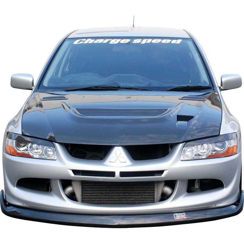 Chargespeed Spoiler Avant sur mesure pour Mitsubishi Lancer EVO 8 CT9A BottomLine (FRP)