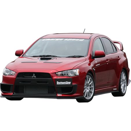 Chargespeed Spoiler Avant sur mesure pour Mitsubishi Lancer Evo X CZ4A Bottomline (FRP)