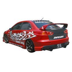 Chargespeed Jupe arrière sur mesure pour Mitsubishi Lancer Evo X CZ4A HalfType (FRP)