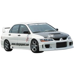 Chargespeed Set de garde-boues avant sur mesure pour Mitsubishi Lancer EVO 7/8/9 CT9A (FRP) +20mm