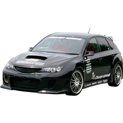Chargespeed Pare-chocs avant sur mesure pour Subaru Impreza WRX STi 2008- Type 2 (FRP) + Grille