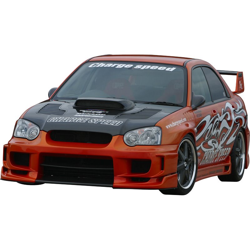 Chargespeed Plates Carboné sur mesure pour Subaru Impreza GD# (A-E) pour Type2 Pare-chocs avant