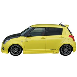 Chargespeed Jupes latérales sur mesure pour Suzuki Swift II 5-portes 2005- 'HalfType' (FRP)