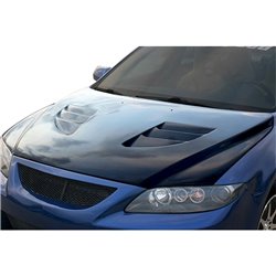 Chargespeed Capot sur mesure pour Mazda 6 Fase I -2008 + prise d'air (FRP)