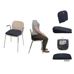 Defa Coussin de Siège Anatomique Gris/Bleu