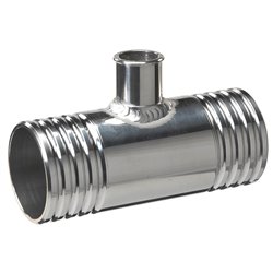 Adaptateur-T pour Soupape de surpression - Diamètre 65>65mm - 25mm connection