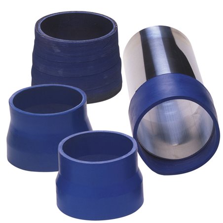 Argot silicone Reducer - 76->76mm - Longueur 76mm - Bleu