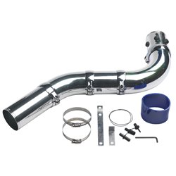 Ensemble Tuyaux Filtre à Air Universel 'Type 2' Chromé 76mm