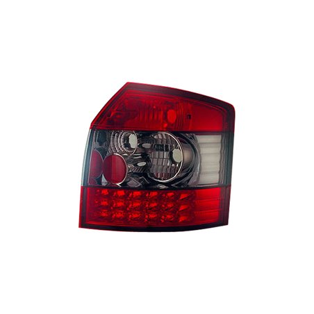 Set de Feux Arrière LED sur mesure pour Audi A4 B6 Avant 2001-2004 - Rouge/Fumée