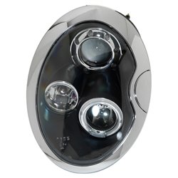 Set de Phares sur mesure pour BMW New Mini R50-R53 2001-2006 - Noir - incl. anneaux Angel-Eyes