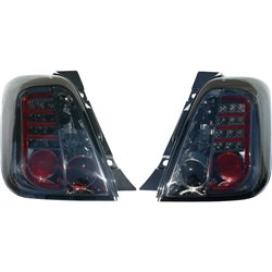 Set de Feux Arrière LED sur mesure pour Fiat 500 2007- - Fumée