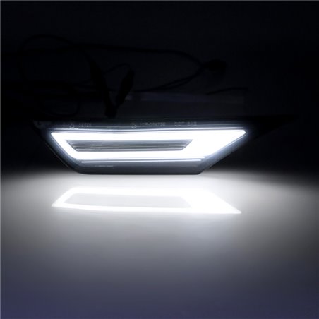 Set de Clignotants Latéraux LED sur mesure pour Honda Civic X 2016-2022 - Fumée - incl. Feux Dynamiques & Feu de Position