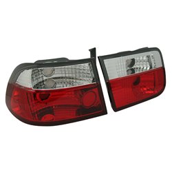 Set de Feux Arrière sur mesure pour Honda Civic Coupe 1996-2001 - Rouge/Claire