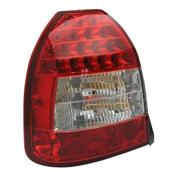 Set de Feux Arrière LED sur mesure pour Honda Civic HB 3-portes 1996-2001 - Rouge/Claire
