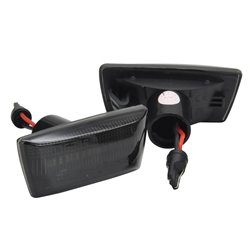 Set de Clignotants Latéraux LED sur mesure pour Opel divers modèles - Fumée - incl. Feux Dynamiques