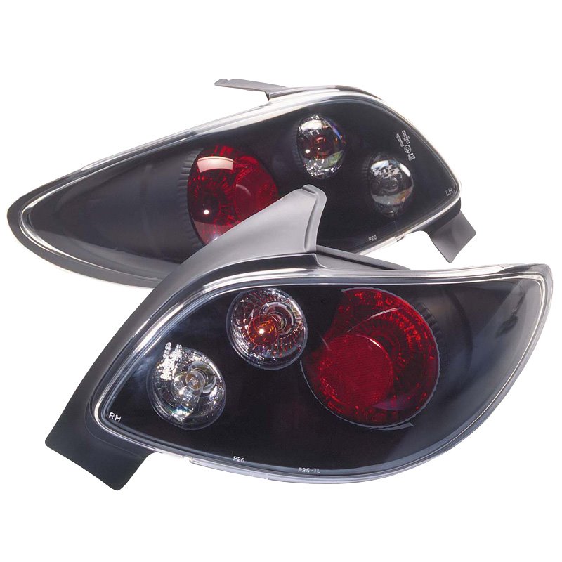 Set de Feux Arrière sur mesure pour Peugeot 206 excl. CC/SW - Noir