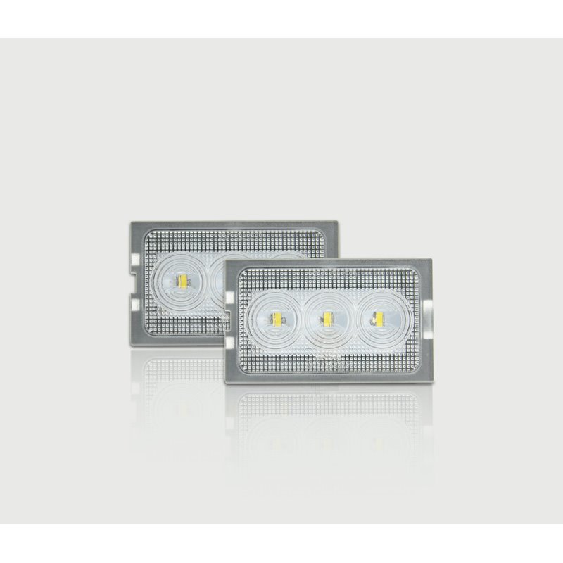 Eclairage des Plaques d'Immatriculation LED sur mesure pour Land Rover Discovery 3+4/Freelander 2 & Range Rover Sport