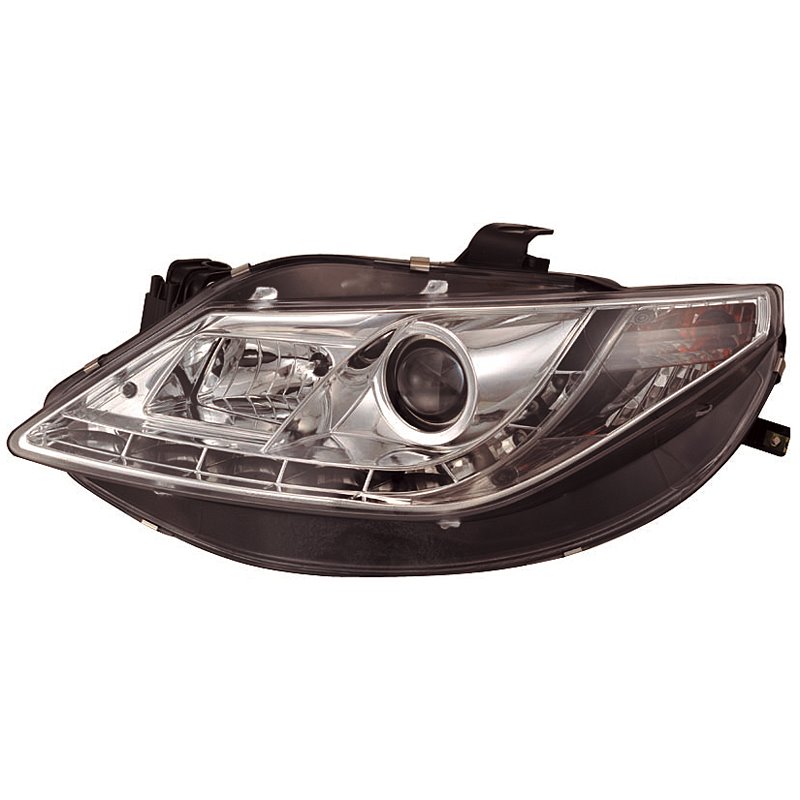 Set de Phares incl. DRL sur mesure pour Seat Ibiza 6J 3/5-portes 2008-2012- - Chromé