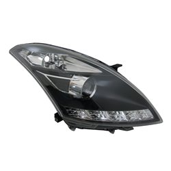 Set de Phares avec aspect Diurnes sur mesure pour Suzuki Swift YP6 excl. Sport 2010- - Noir