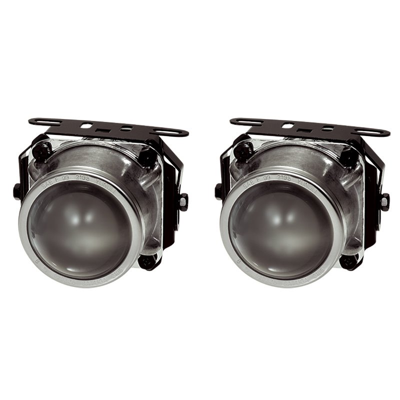 Set de Feux Anti-Brouillard Universelle Clair H7-12V-55W 74x156mm + Homologation ECE-R19