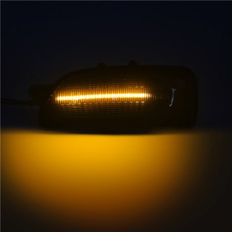 Set de Clignotants de Rétroviseurs LED sur mesure pour Volvo divers modèles - Fumée - incl. Feux Dynamiques