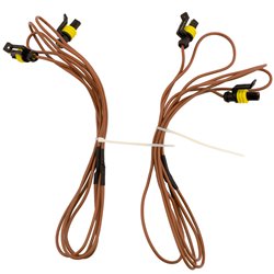 Set de Feux Arrière LED sur mesure pour Volkswagen Golf VII 2012-2017 & Facelift (7.5) 2017- excl. Variant - Noir - incl. Feux D