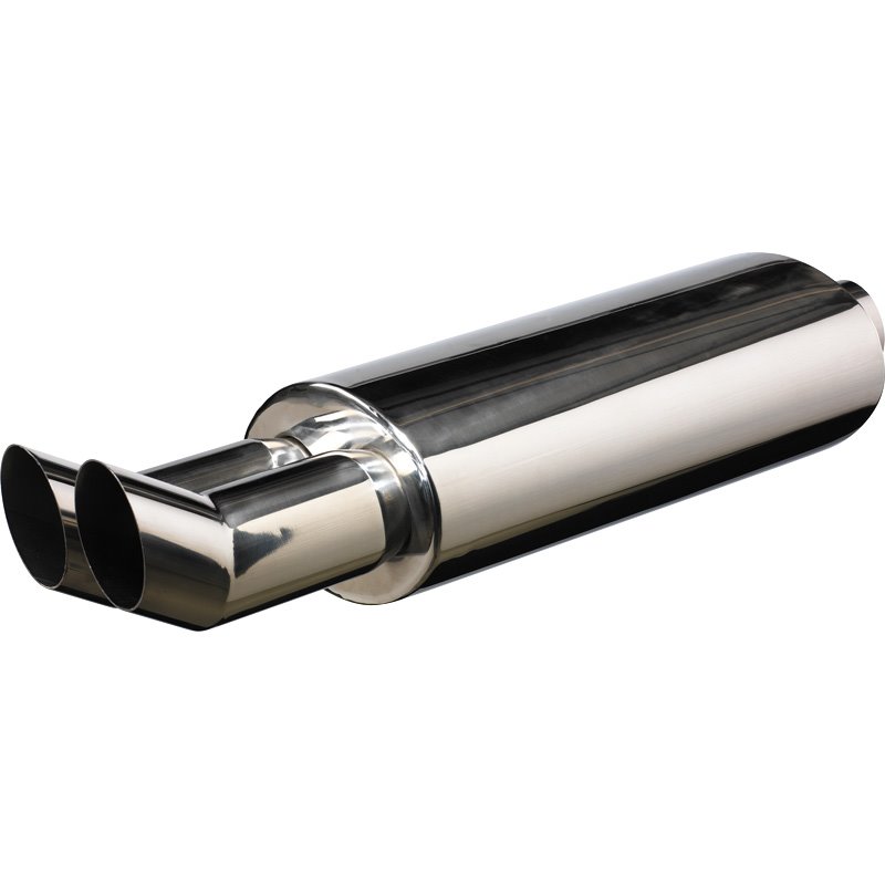 Échappement universel d'inoxydable - 2x76mm DTM
